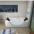 AcquaVapore Whirlpool-Eckbadewanne W81R-TH-C-SC 180x90cm, Radio, Farblicht, aktive Schlauch-Reinigung (W81R-TH-C-SC)