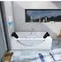 AcquaVapore W81R-TH-A-SC Whirlpool-Eckbadewanne 90x180cm mit Radio und Farblicht (W81R-TH-A-SC)
