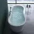 doporro Vicenza601 freistehende Badewanne 170x80x57cm, Acryl, weiß (V601s)