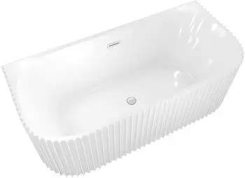 AcquaVapore Freistehende Badewanne F07, Acryl, oval, 170x80cm (F07-170-B-EA)