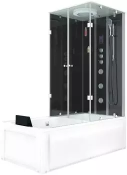 AcquaVapore Duschtempel K05-L33-WP-EC Whirlpool-Dusche Kombination 180x90cm (K05-L33-WP-EC)