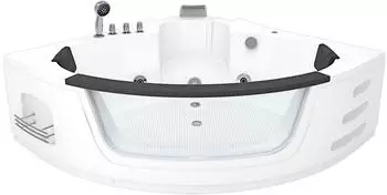 AcquaVapore W05-SC Eckbadewanne Whirlpool mit Farblicht, 140x140cm (W05-SC)