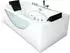 AcquaVapore W81H-TH-A Whirlpool-Eckbadewanne 90x180cm, weiß, Kunststoff (W81H-TH-A-SC)