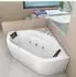 AcquaVapore W20R Eckbadewanne Whirlpool 140x140cm mit Radio und Farblicht (W20R-EA)