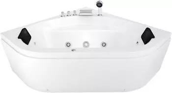 AcquaVapore W20-TH Whirlpool-Eckbadewanne 140x140cm mit Farblichtherapie (W20-TH)