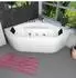 AcquaVapore W20-TH Whirlpool-Eckbadewanne 140x140cm mit Farblichtherapie (W20-TH)
