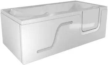 AcquaVapore Seniorenwanne mit T&uuml;r S17-L, 150x75cm, wei&szlig; (S17-L)