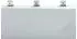 Basera Futuna Basic Eck-Whirlpool-Badewanne 140x140cm, 13 Massagedüsen, LED (BA3005016)