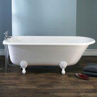 victoria+albert Hampshire freistehende Badewanne 78 x 170,5 cm (HAM-N-SW+FT-HAM-WH)