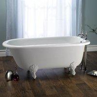 victoria+albert Wessex freistehende Badewanne 76,5 x 152 cm (WES-N-SW+FT-HAM-SW)