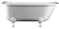 victoria+albert Wessex freistehende Badewanne 76,5 x 152 cm ( WES-N-SW+FT-HAM-BN )