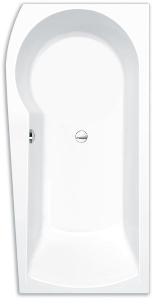 repaBAD Arosa shower Kombibadewanne 170 x 85 cm rechts weiß 0025749-0001