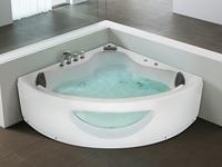 Whirlwanne Eckmodell Mit Led Tocoa 190 X 138 Cm Wei&szlig;