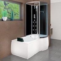 AcquaVapore DTP8050-A300L Wanne Duschtempel Badewanne Dusche Duschkabine 170x98