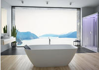 Hoesch Freisteh-Badewanne LaSenia wei&szlig;, Solique, 170x75cm
