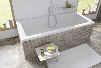 repaBAD Livorno Rechteckbadewanne 190 x 80 cm weiß 0032260-0001