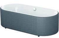 Bette Lux Oval Couture freistehende Oval-Badewanne 180 x 80 cm wei&szlig; (3466-000TX)
