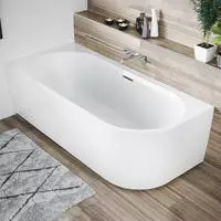 Riho Desire Corner Eck-Badewanne 184 x 84 cm rechts mit Riho Fall, Badewannen,
