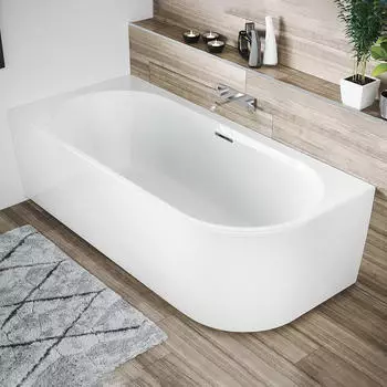 Riho Desire 184 x 84 cm mit Ecke links weiß (BD05C05)