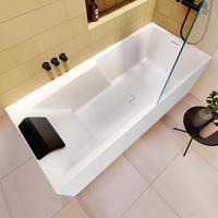 Riho Still Shower Rechteck-Badewanne mit Duschzone und Verkleidung, BD18005