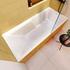 Riho Still Shower Rechteck-Badewanne mit Duschzone, Einbau, BR05C05
