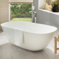 Villeroy & Boch Theano freistehende Badewanne 175 x 80 cm, Badewannen, stone...