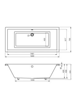Emotion Unity 160 Whirlpool ohne Armatur