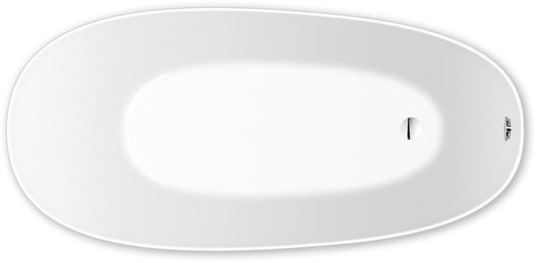 repaBAD Ferrara Mono F Ovalbadewanne 180 x 85 cm freistehend weiß 0031521-0001