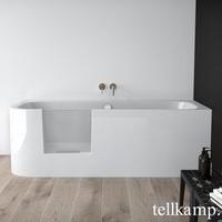 Tellkamp Salida Raumspar-Badewanne mit Duschzone und Verkleidung, 0100-043-00-A/WG