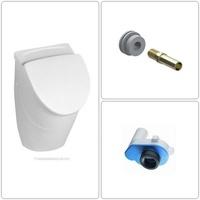 Villeroy & Boch Urinal Set mit Ablauf- und Einlaufgarnitur