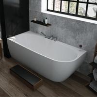 Hoesch iSENSI MONOLITH Eckbadewanne 180 x 80 cm, linke Ausf&uuml;hrung, Badewannen,