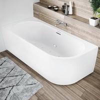 Riho Desire Corner rechts Badewanne mit Sparkle Mood weiß matt (B087003105)