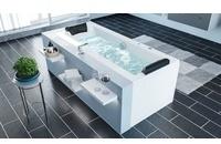 Emotion Whirlpool-Badewanne Deus Whirlpool Set mit der Befüllung über den