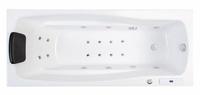 Emotion Whirlpool-Badewanne Ocean 150 links Whirlpool Set mit der Befüllung