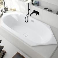 Hoesch iSENSI 6-Eck-Badewanne 3858.010 205x90cm, wei&szlig;
