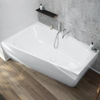 Hoesch iSENSI MONOLITH Trapez-Badewanne 170 x 100 cm, links mit...