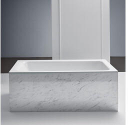 Bette Select Rechteck-Badewanne mit seitlichem Überlauf vorne L: 180 B: 80 H: 42 cm weiß, für Griffmontage 3423-0001GR