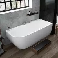 Hoesch iSENSI MONOLITH Eckbadewanne 170 x 75 cm, rechte Ausf&uuml;hrung, Badewannen,