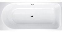 Bette Ocean Badewanne 170 x 70 cm, &Uuml;berlauf hinten, Badewannen, wei&szlig; mit