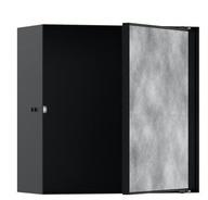 hansgrohe XtraStoris Rock Wandnische 300x300x140mm, m befl. T&uuml;r, mattschwarz