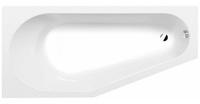 HAK Raumspar Badewanne TIGRA 150x75x46cm links, weiss