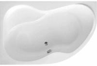 HAK Raumspar Badewanne 160x105x45cm, CIDLINA, links,weiss