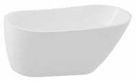 HAK TISA Freistehende Badewanne 150x75 cm, weiss