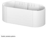 Poresta Systems Poresta Compact Wannenträger für Kaldewei Classic Duo Oval Badewanne, 17054276
