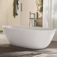 Villeroy & Boch Antao freistehende Badewanne 170 x 75 cm, mit SilentFlow,...