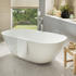 Villeroy & Boch Theano freistehende Badewanne 155 x 75 cm grey (UBQ155ANH7F200V-3S)