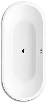 Kaldewei Classic Duo Oval 111 Badewanne 180 x 80 cm mit Griffbohrung wei&szlig; (291210110001)