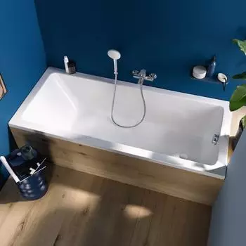 Duravit No. 1 Rechteck-Badewanne 180 x 80 cm mit 1 Rückenschräge weiß (700491000000000)