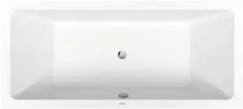 Duravit No. 1 Rechteck-Badewanne 180 x 80 cm mit 2 R&uuml;ckenschr&auml;gen wei&szlig; (700492000000000)