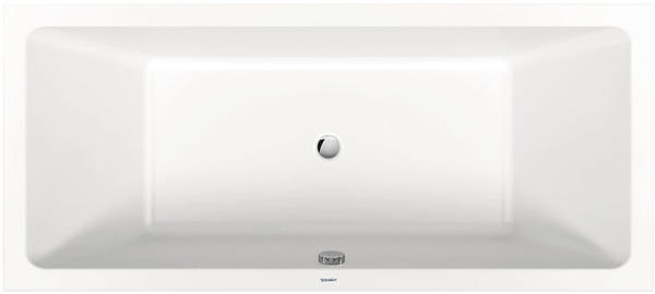 Duravit No. 1 Rechteck-Badewanne 180 x 80 cm mit 2 Rückenschrägen weiß (700492000000000)